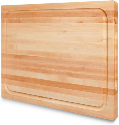 CONSDAN Walnut Cutting Board for Kitchen, USA Grown Hardwood, 20 x 15, with Invisible Inner Handle, Prefinished with Food-Grade Oil, Suitable for Kitchen Edge Grain, 1" Thick