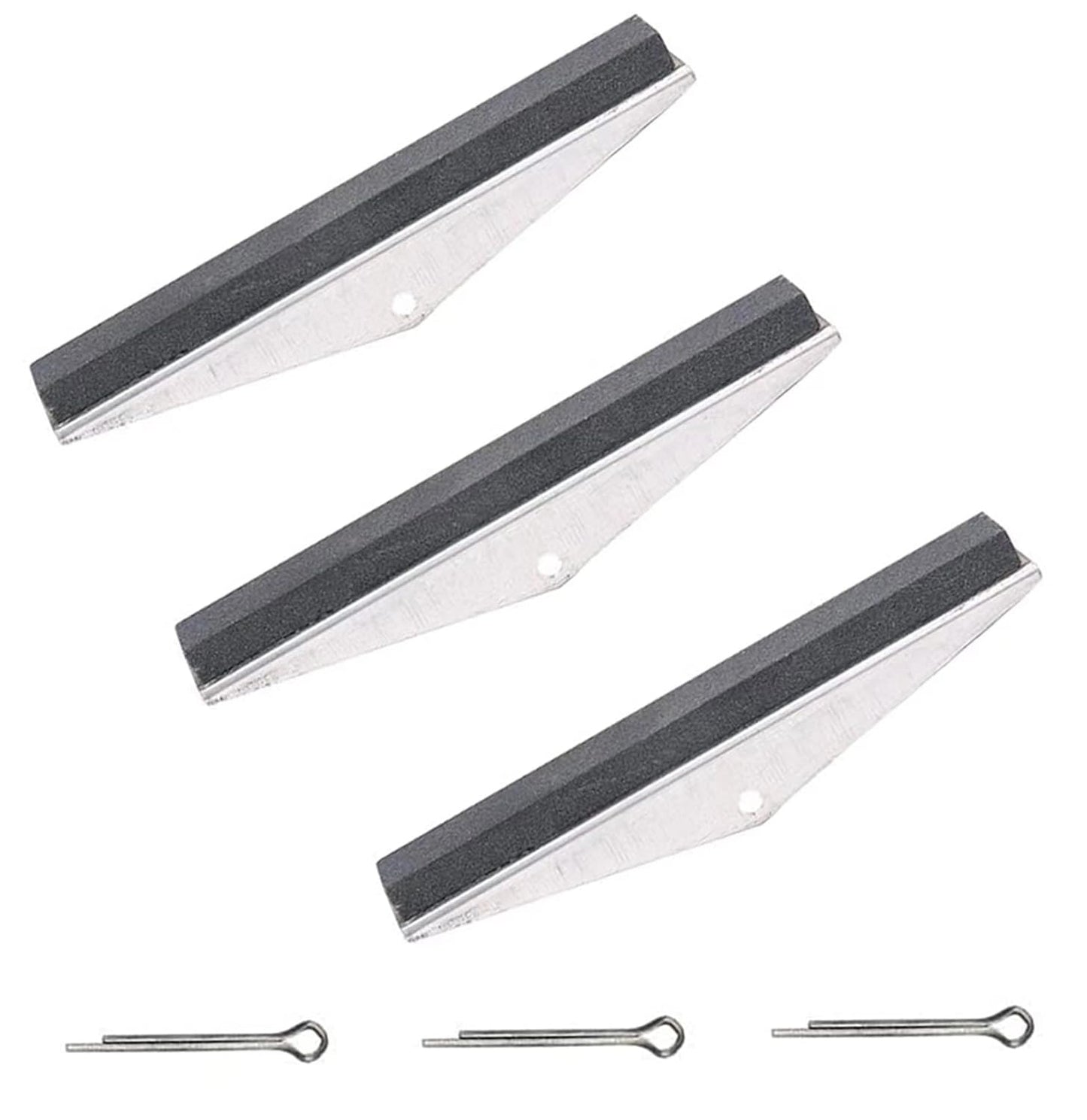 Cylinder Hone Stone Set 3-Piece 4" Long Replacement Stones 220 Grit