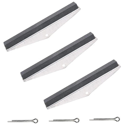 Cylinder Hone Stone Set 3-Piece 4" Long Replacement Stones 220 Grit