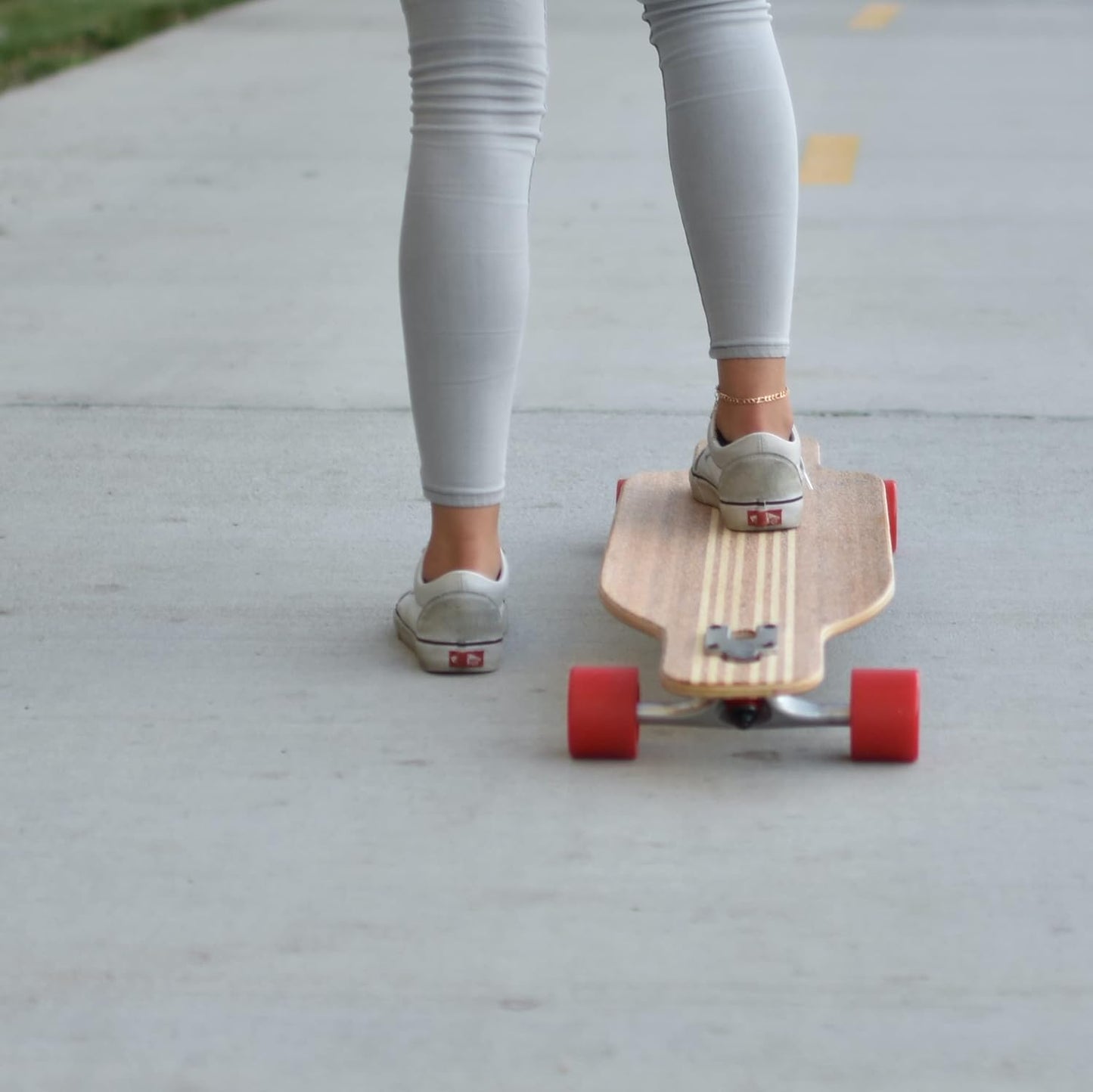Magneto Longboards Bamboo Longboards for Cruising, Carving, Free-Style, Downhill and Dancing (Bamboo Drop & Fiberglass Through Longboard)