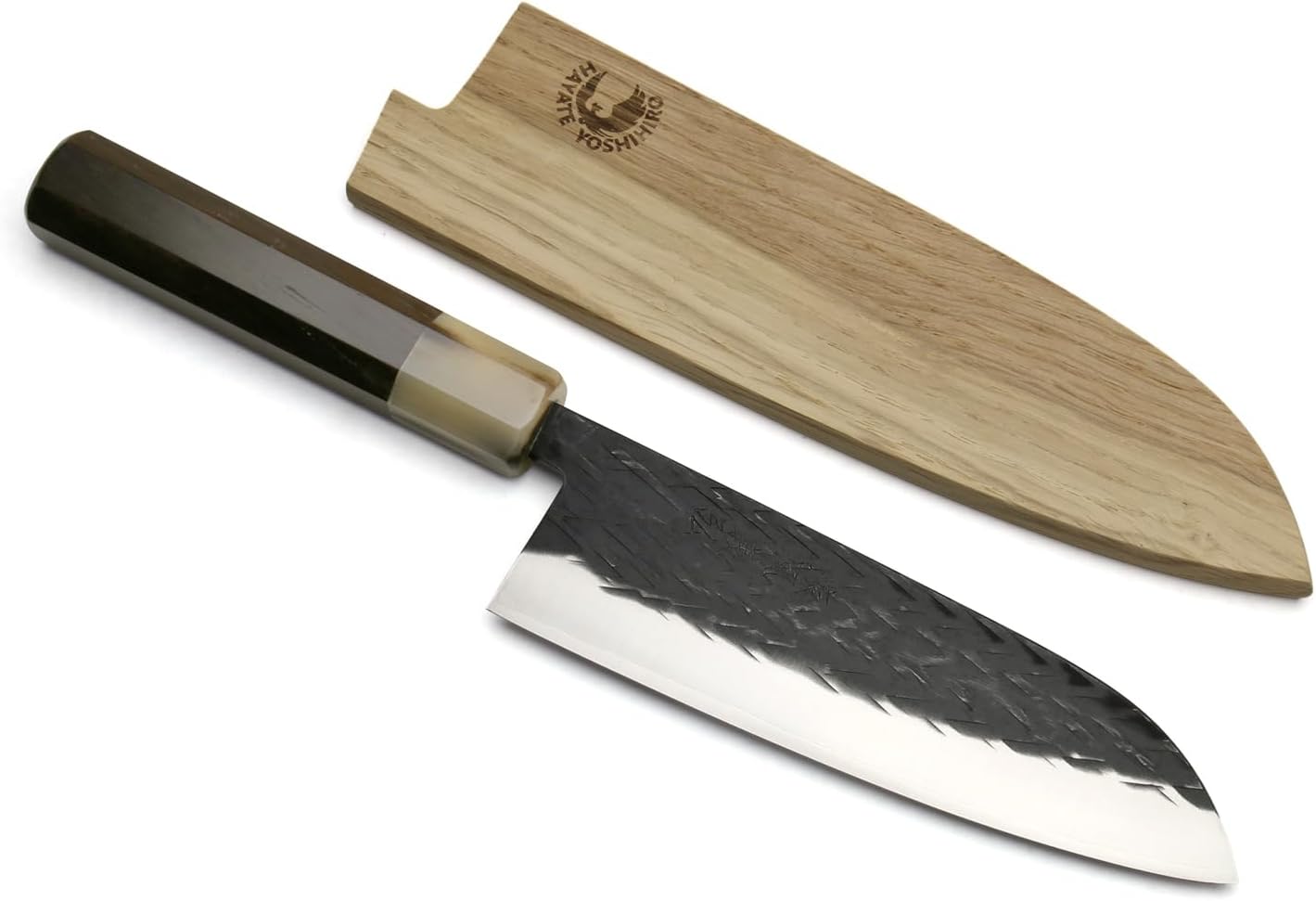 Yoshihiro Kurouchi Stainless Clad High Performance SLD Japanese Petty-Kiritsuke Knife (6" (150mm) & Saya Cover)