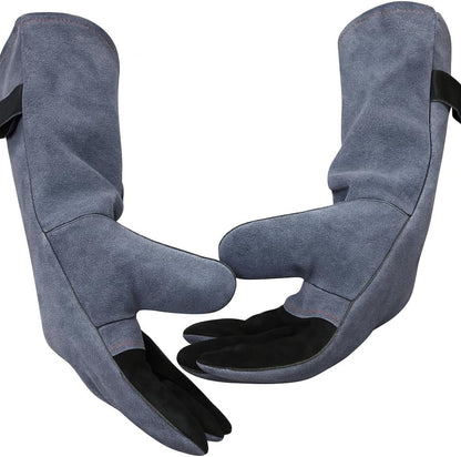 Welding Gloves Large 16 Inches 932℉ Heat Resistant Leather Forge/Mig/Stick Fire Resistant Gloves