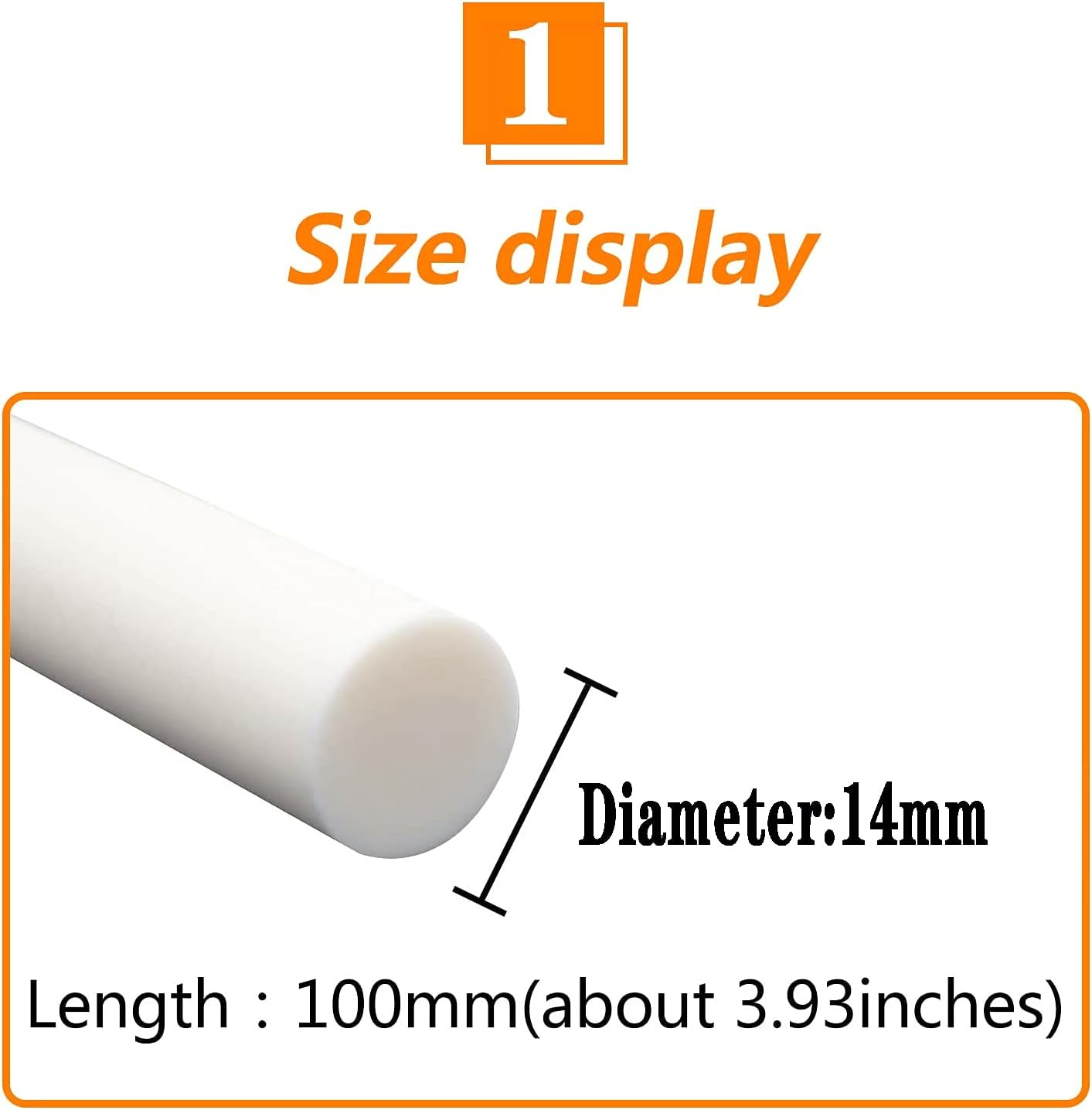 Ceramic Rods - Alumina Ceramic rods Have Corrosion Resistant Smooth Surface, 1pcs 100mm,Diameter 5mm