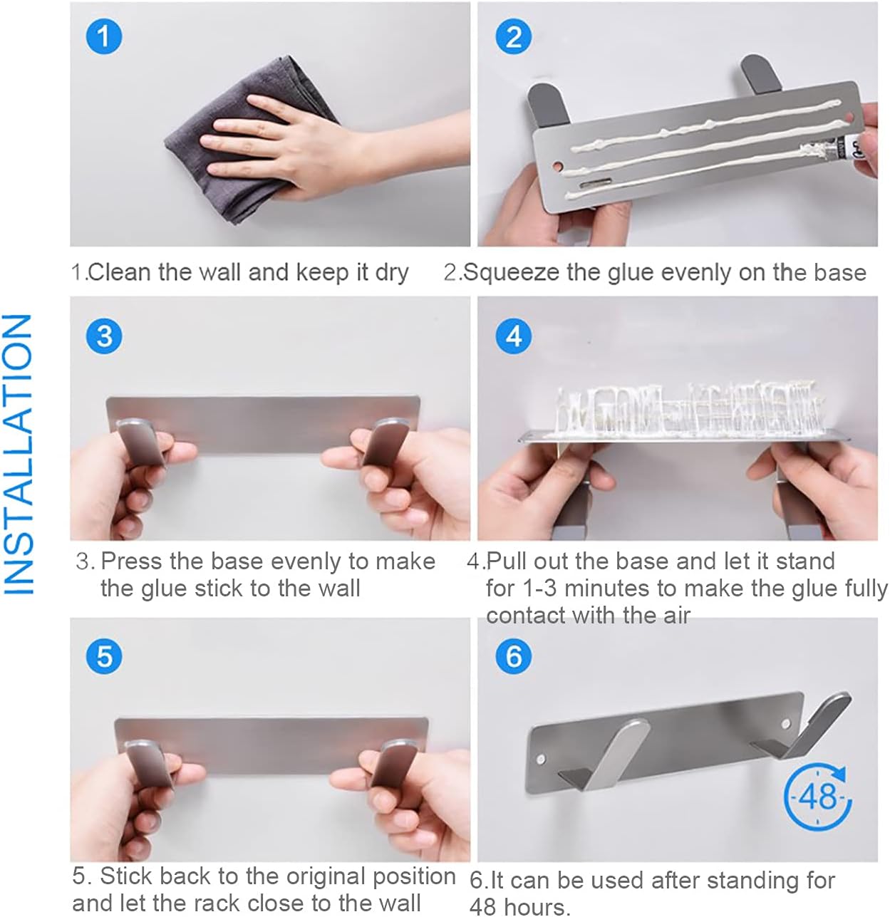 Stainless Steel Wall Mounted Pot Lid Holder Organizer Cutting Board Storage Rack Punch-free Multifunctional Kitchen Shelf 2 PCS