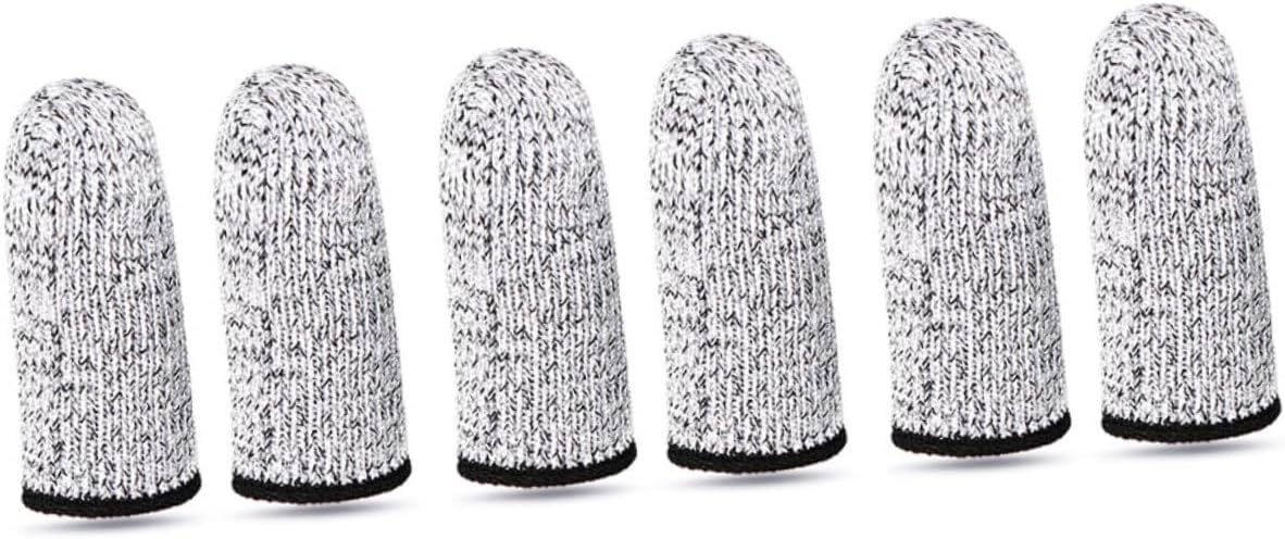 Cut Resistant Finger Protectors for Crafting and Kitchen Use Wear Resistant Sleeves for Safe Cutting