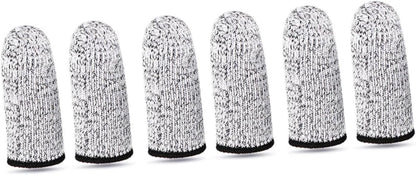 Cut Resistant Finger Protectors for Crafting and Kitchen Use Wear Resistant Sleeves for Safe Cutting