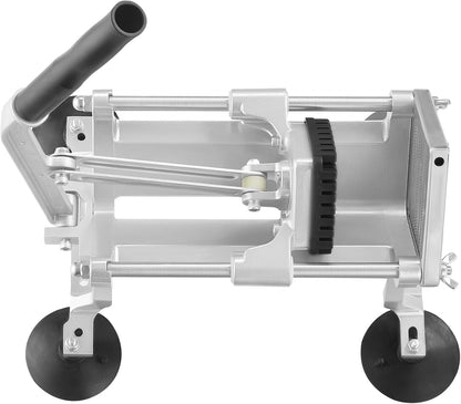 VEVOR Commercial Vegetable Slicer, 1/4 and 1/2 inch Tomato Slicer, Stainless Steel and Aluminum Alloy Vegetable Cutter Slicer, Manual Tomato Slicer with Non-slip Feet, for Tomatoes, Onions, Potatoes