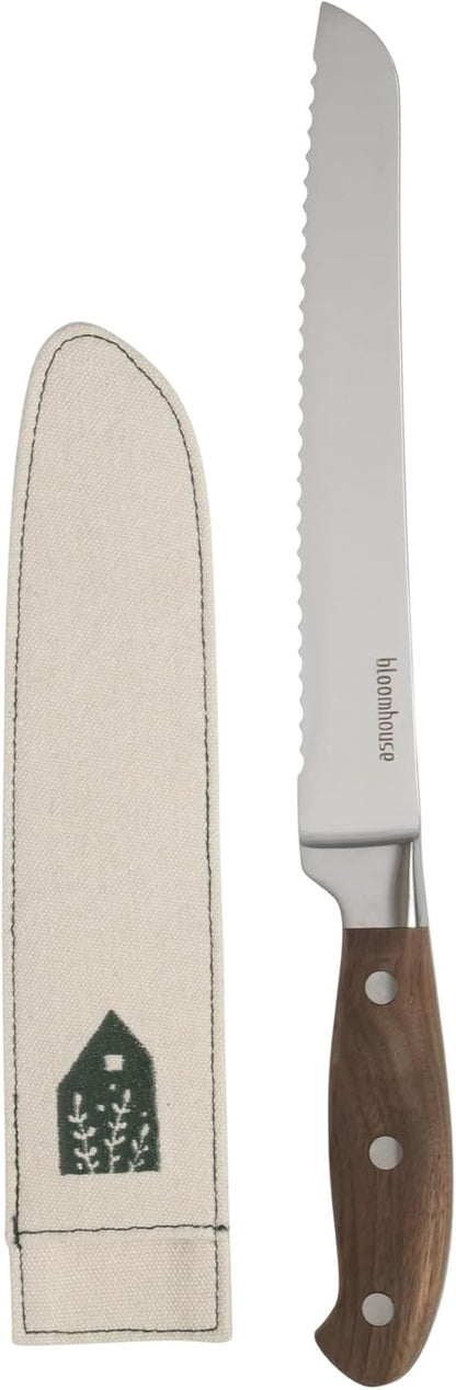 Bloomhouse - Two Time Oprah's Favorite Things Winner - 5" Utility Boning Kitchen Knife German Stainless Steel Blade w/Forged Italian Olive Wood Handle Full Tang for Meat Poultry & Precision Cutting