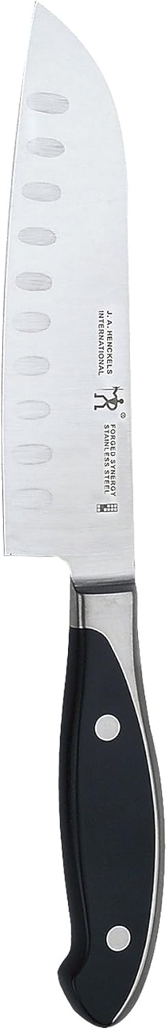 Henckels Forged Synergy 7-inch Hollow Edge Santoku Knife