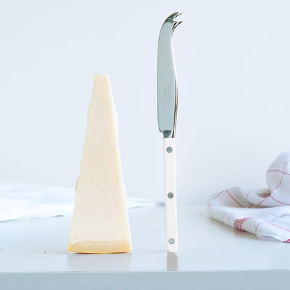 SABRE PARIS - Cheese Knife 9.4 inches - Bistrot Collection - All Cheeses - Stainless Steel & Nylon - Dishwasher Safe - Navy Blue - Brilliant Finish