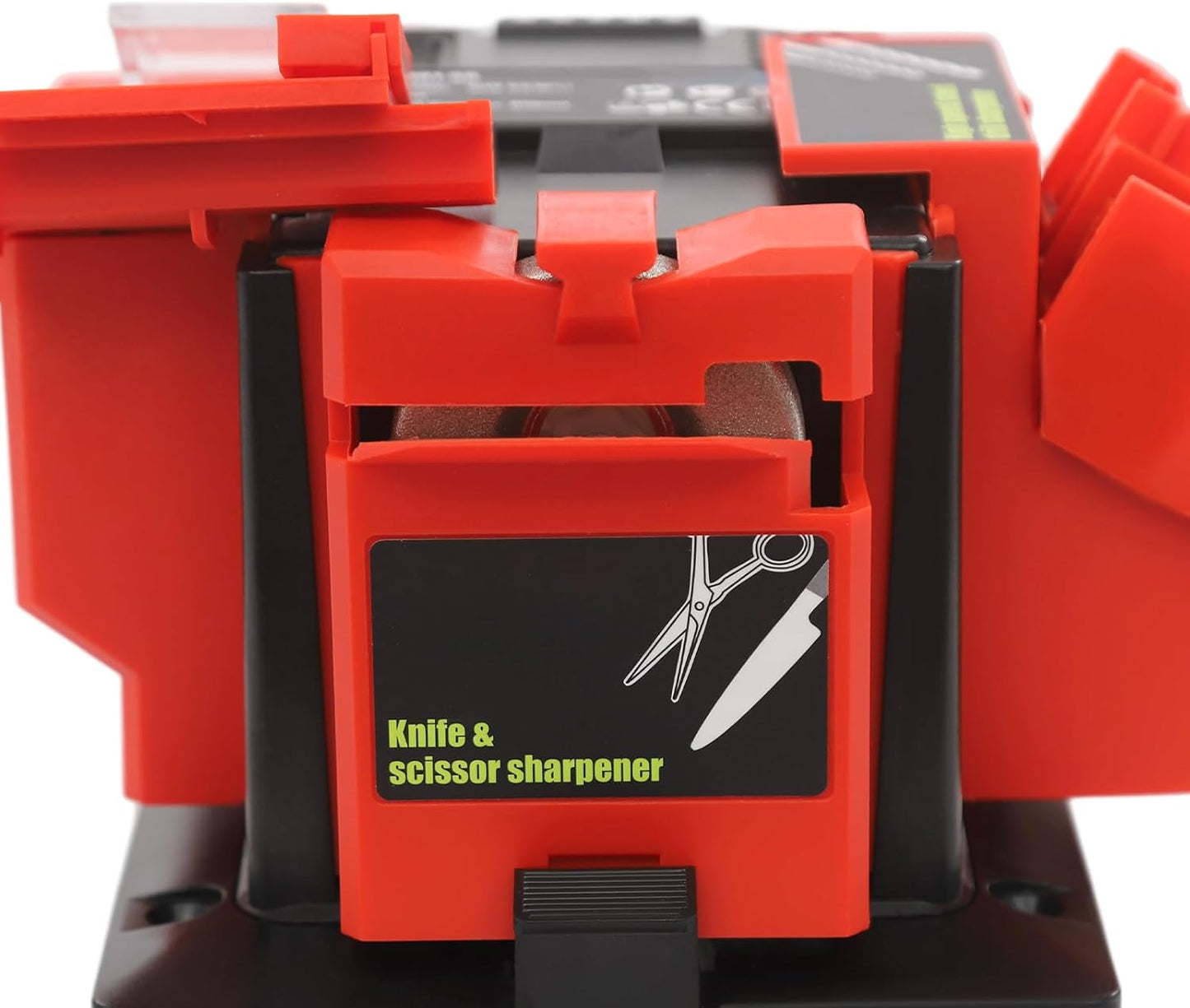 3-in-1 Multifunctional Electric Sharpener 96W, Universal Sharpening Station for Knives, Chisels, Drills & Scissors, Adjustable Angle, Emery Grinding Wheel