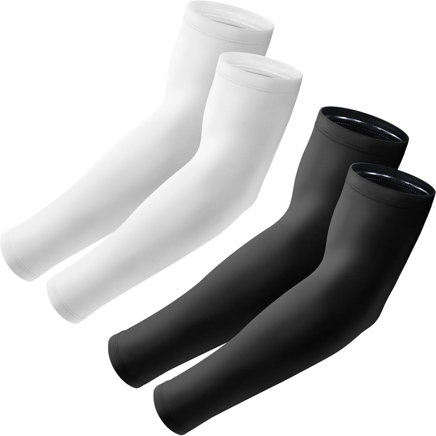 Arm Sleeves, UV Sun Protection Sports Non Slip Compression Cover for Men/Women