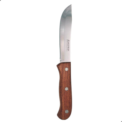 Kitchen Utility Knife 5 Inch - MATTSTONE HILL Charcuterie Knife, Carving Tools, Sausage Knife, Meat Knives, High Carbon Steel, Wood Handle