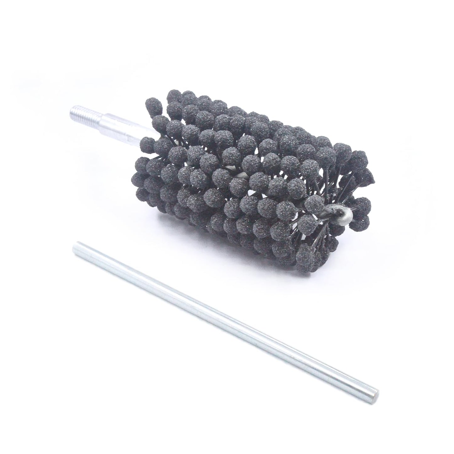 Garhgi 1-3/8" (35mm) Cylinder Honing Brush, 240 Grit Silicon Carbide Nylon Hone Tool, for Engine Cylinder Bore Deburring Finishing Deglazing Cleaning on Metals Steel Cast Iron