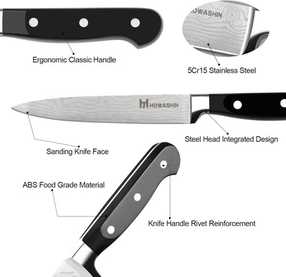 5 inch Utility Knife Sharp Professional Chef 's Knife German High Carbon Kitchen Knife Ergonomic Handle With Christmas Gift Box