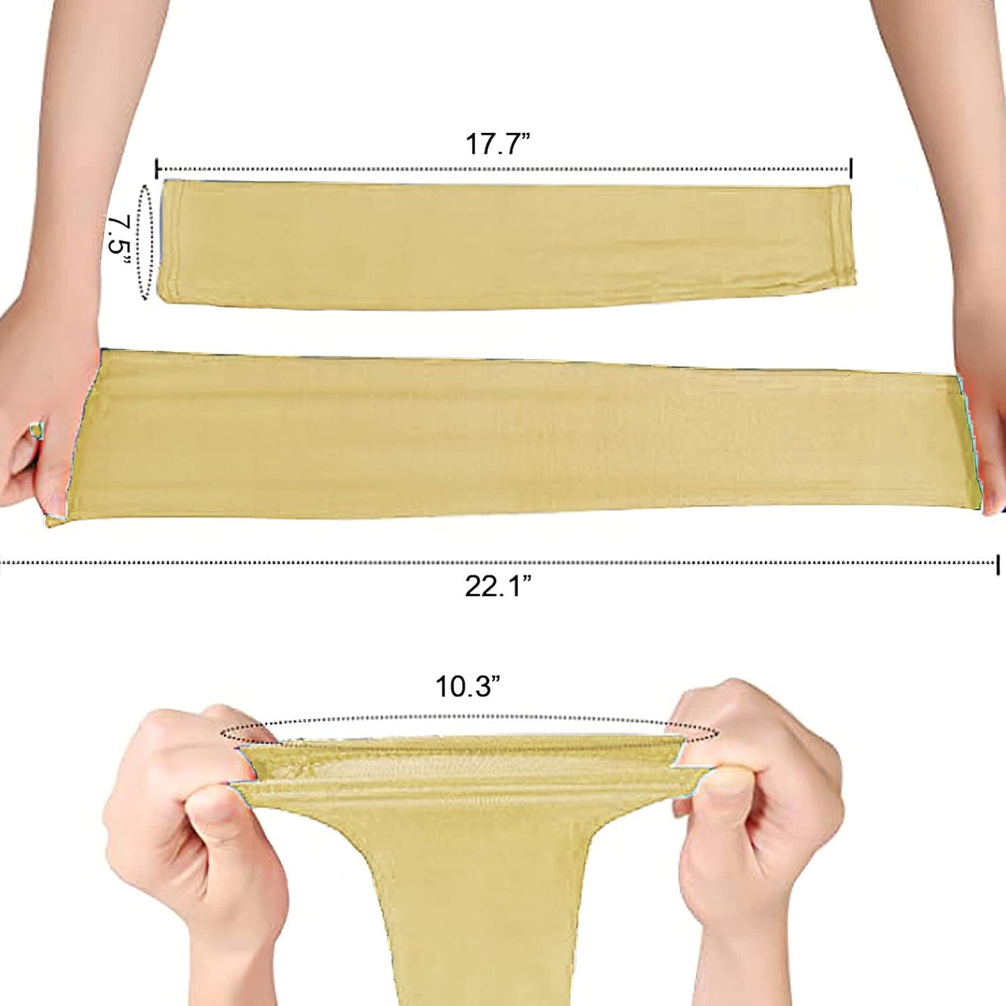 amokk Long Arm Sleeves for Women Cooling UV Sun Protection Sleeves to Cover Arms Gardening Sleeves