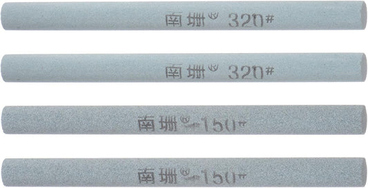 HARFINGTON 4pcs Knife Sharpening Stone Set 150/800 Grit Cylinder Knife Sharpening Stone Sharpener Whetstone for Knives Scissors Kitchen Sharpen Tools