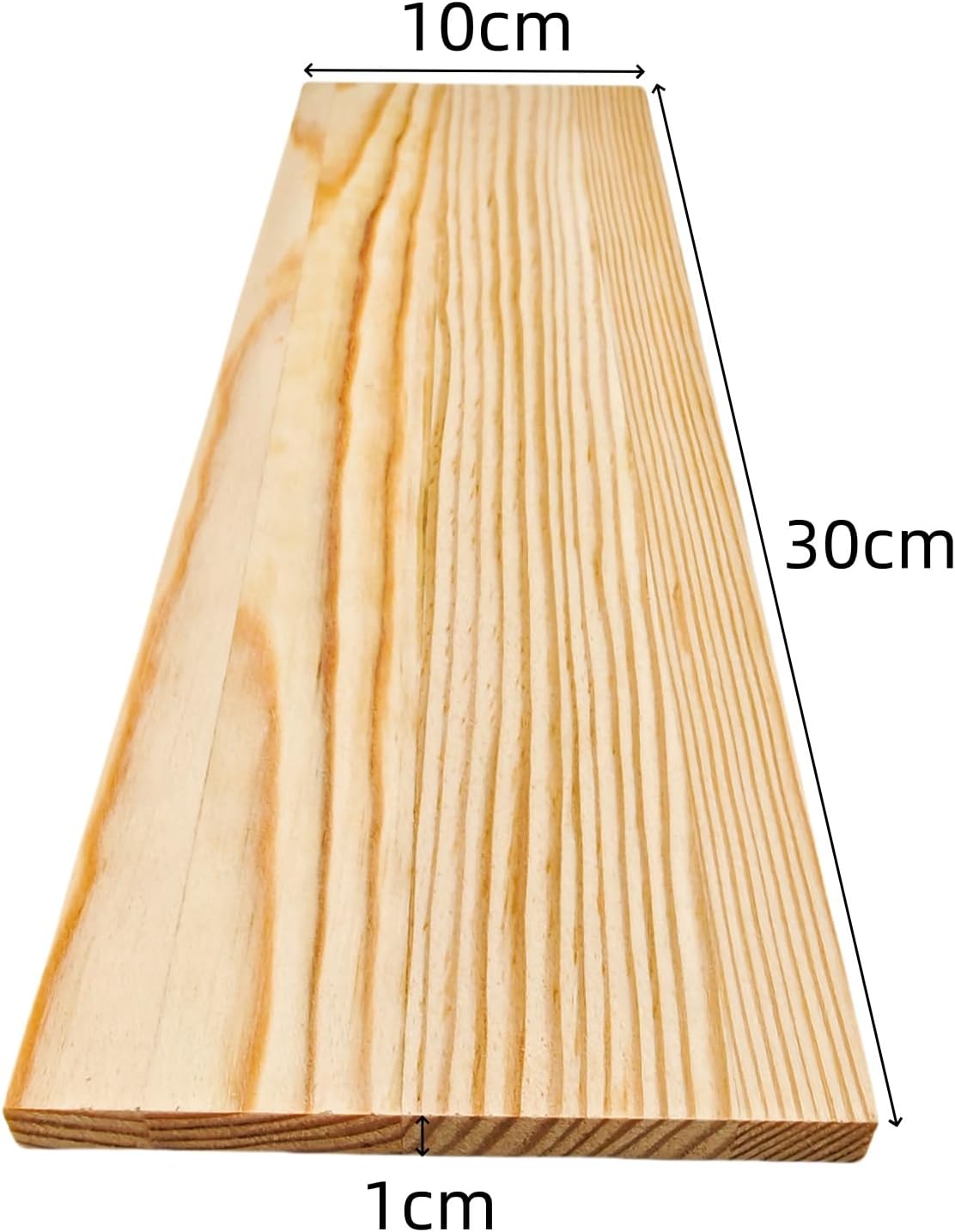 4PCS Rectangle Wood Boards Unfinished Wood Blocks for Crafting, 8x6x1in Blank Whittling Wooden Blocks for Wood Carving,Painting & Burning