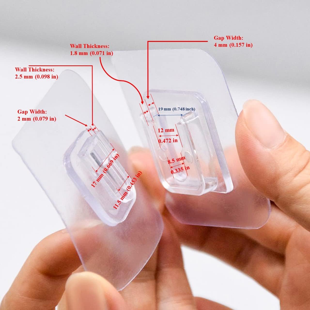 12 PCS Wall Mounted Replacement Sticky pads for Kitchen Bathroom Shower Caddy Organizer Rack Holder Nail Free Adhesive Hooks (Square)