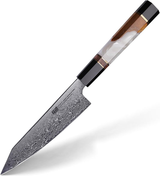 FINDKING Boning Knife 5.5 Inch, Sharp Trimming & Fillet Knife for Meat, Brisket & Fish, Japanese Style (BLACK-ROSE Series)