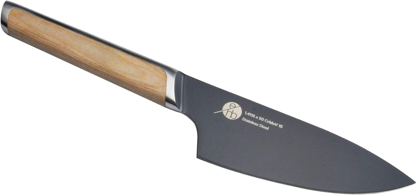 Everdure German Steel Professional Bread Knife, 10.55 Inch Serrated Edge Blade, Titanium Coated Blade with Pakka Wood Handle, Perfect Kitchen Knife for Slicing Bread Loaves, Bagels, Cake, and More