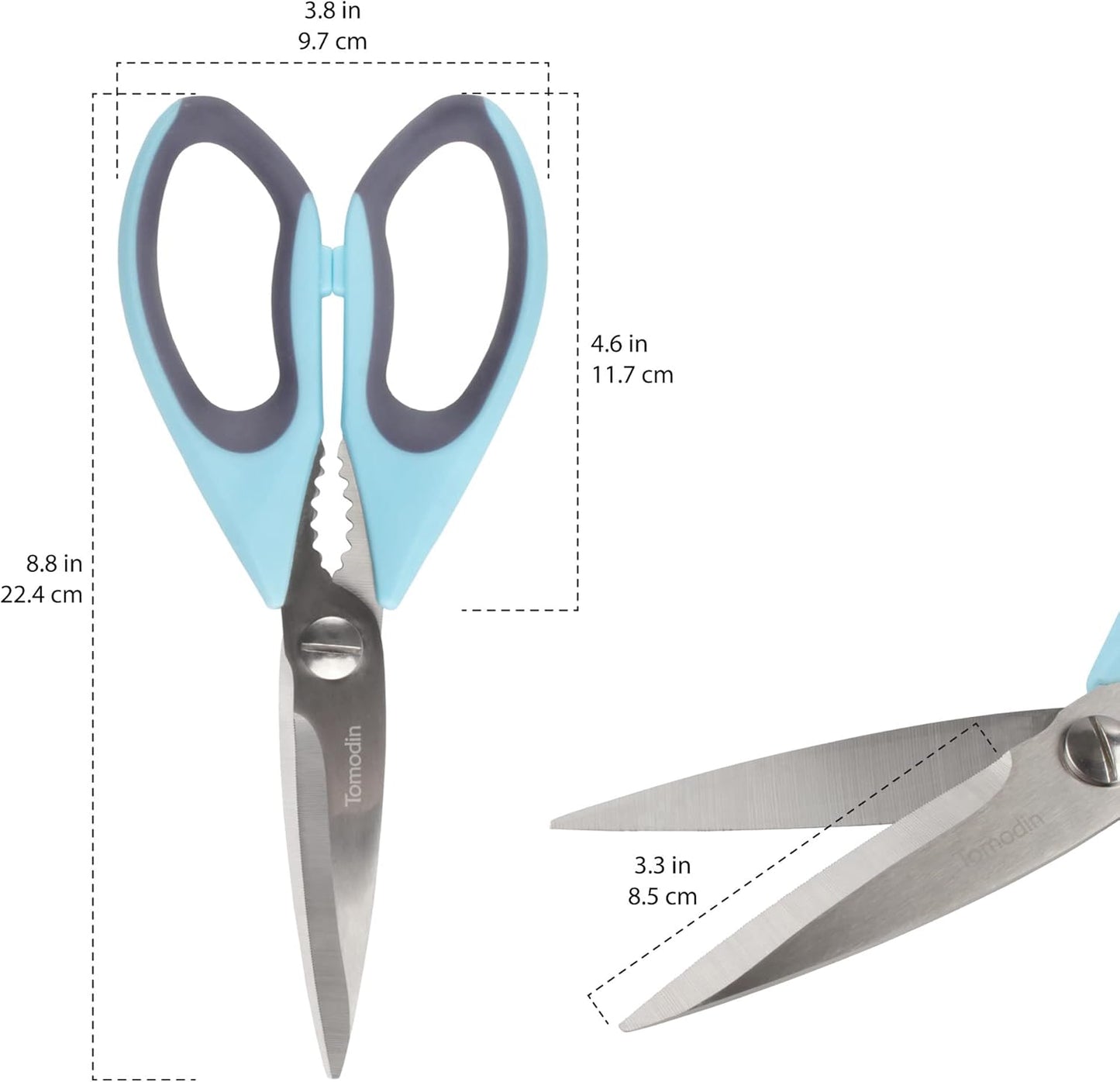 Premium 5-in-1 Kitchen Shears with Peeler Set - 1 Set (1 Scissor & 1 Peeler)
