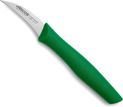 Arcos Set 3 pieces Paring Knife 3 Inch. 3 Paring Knives of Stainless Steel and Ergonomic Polypropylene Handle for Cutting Fruits, Vegetables and Tubers.. Series Nova. Color Black