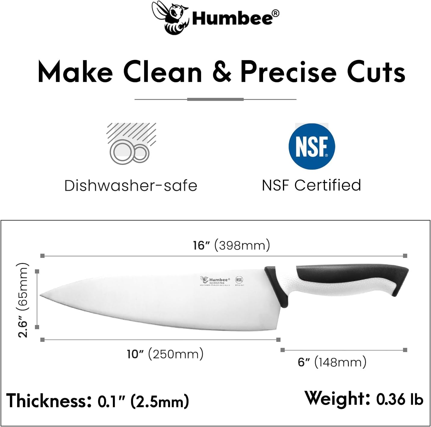 7.5-Inch Nakiri Knife, High Carbon Stainless Steel Hollow Grind Blade, Razor Sharp Edge, Ergonomic Non-Slip Handle, Cleaver Style, DT-50 Series, Orange