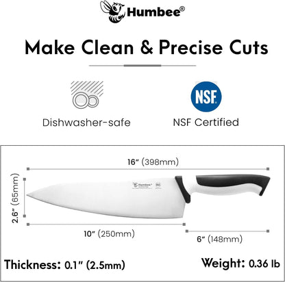 7.5-Inch Nakiri Knife, High Carbon Stainless Steel Hollow Grind Blade, Razor Sharp Edge, Ergonomic Non-Slip Handle, Cleaver Style, DT-50 Series, Orange