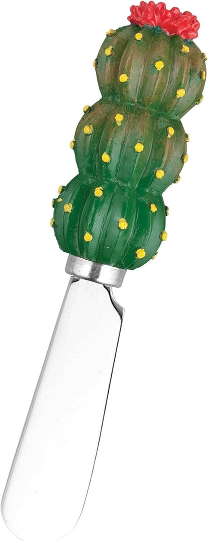 Supreme Housewares Western Cowboy Boot Cheese Spreaders, Hand-Painted Resin Handles with Stainless Steel Blades for Spreading Cream Cheese, Butter, and Jam, Assorted Designs, Set of 4