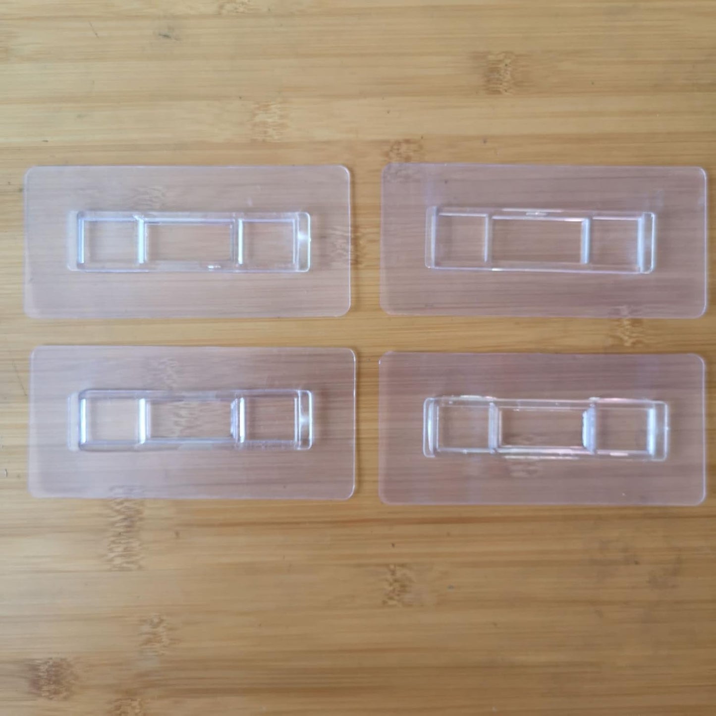 12 PCS Wall Mounted Replacement Sticky pads for Kitchen Bathroom Shower Caddy Organizer Rack Holder Nail Free Adhesive Hooks (Square)
