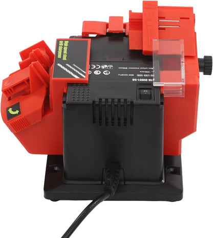 Electric Drill Bit Sharpener, 96W 110V Adjustable Angle Universal Sharpening Station with Sharpeners, Multifunction Electric Sharpening Machine for Knife, Drill, Chisel, Scissor