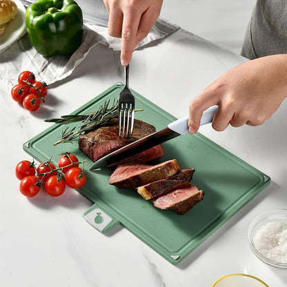 4-piece Multifunctional Cutting Board Set - Food-Grade Abs, Non-Slip, Easy Clean & Store, Clear Icons - Perfect Kitchen Gift for Home Chefs