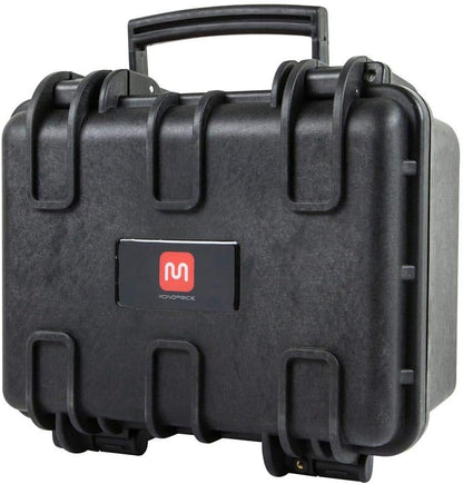 Monoprice Weatherproof/Shockproof Hard Case - Black Ip67 Level Dust and Water Protection Up to 1 Meter Depth with Customizable Foam, 10" x 9" x 7", 6.6 Liter