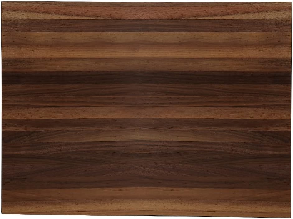 CONSDAN Walnut Cutting Board for Kitchen, USA Grown Hardwood, 20 x 15, with Invisible Inner Handle, Prefinished with Food-Grade Oil, Suitable for Kitchen Edge Grain, 1" Thick