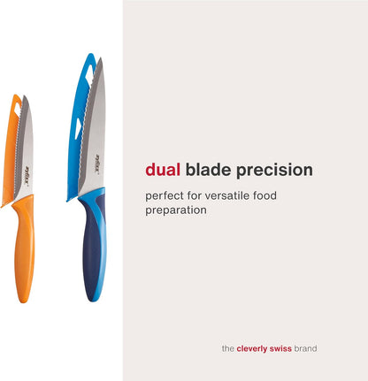ZYLISS 2-Piece Paring Knife Set with Sheath Covers