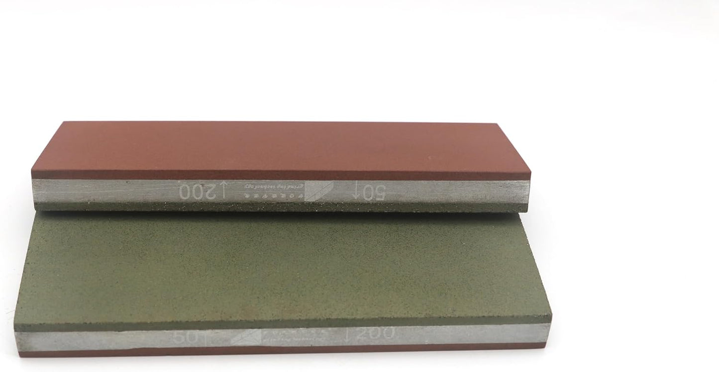 Double-Sided Resin Diamond Sharpening Stone 8 Inch Whetstone Knife Sharpener 8" x 3", for Sharpening High Speed Steel, Special Steel, for Both Household and Professional Use (2500/5000 Grit)