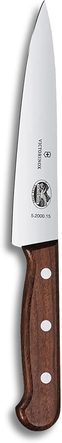 Victorinox Wood 8 Inch Chef's Knife, Straight Edge, Wood Handle