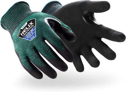 HexArmor Cut-Resistant Impact Protection Polyurethane Palm Knit Work Gloves | Helix® Core 3012