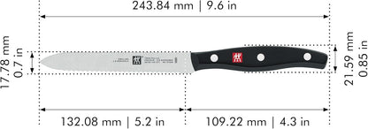 ZWILLING TWIN Signature 5-Inch Utility Knife, Serrated Edge