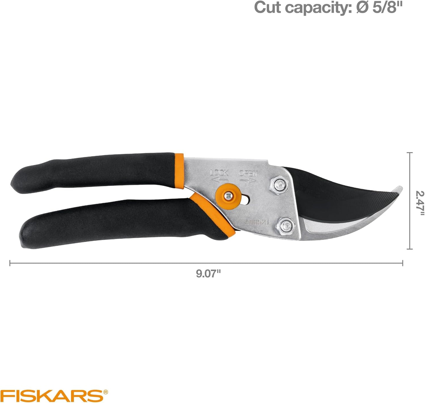 Fiskars 2-Piece Pruning & Veggie Shears Set, Explore Collection Garden Tool Kit, Bypass Pruner for Light Trimming, Vegetable Shears with Serrated Stainless Steel Blades for Harvesting Flowers & Herbs