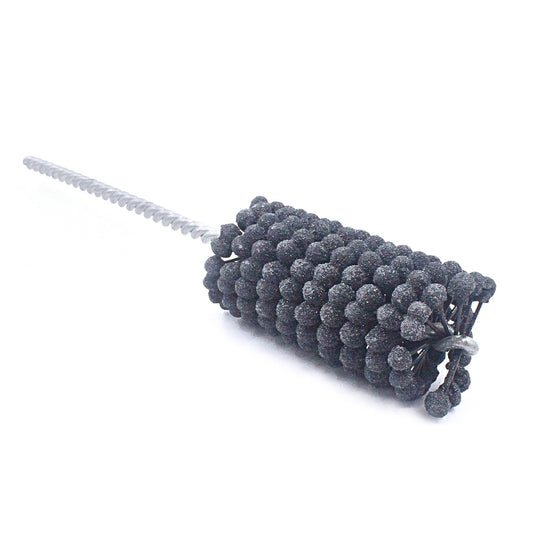 Garhgi 1-3/8" (35mm) Cylinder Honing Brush, 240 Grit Silicon Carbide Nylon Hone Tool, for Engine Cylinder Bore Deburring Finishing Deglazing Cleaning on Metals Steel Cast Iron
