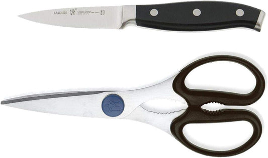 J.A. Henckels International Forged Premio 3-Inch Parer with Take Apart Kitchen Shears