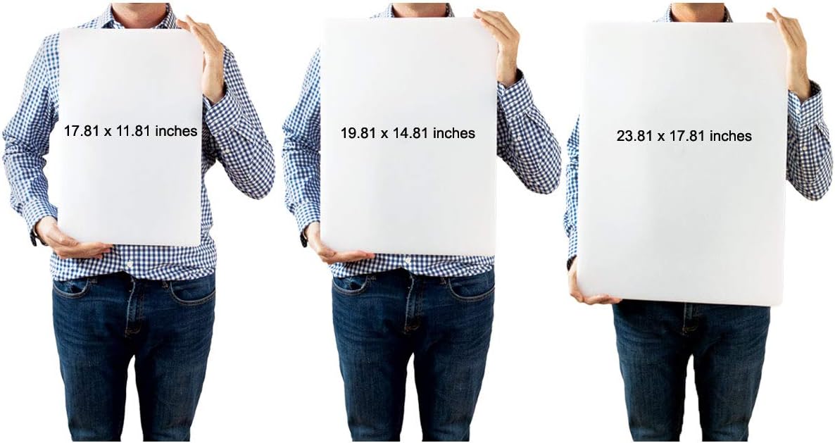 Thirteen Chefs Plastic Cutting Board - 18 x 12 x 0.5 Inch, Professional Grade HDPE, NSF Approved, Large Size and Dishwasher Safe