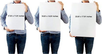 Thirteen Chefs Plastic Cutting Board - 18 x 12 x 0.5 Inch, Professional Grade HDPE, NSF Approved, Large Size and Dishwasher Safe