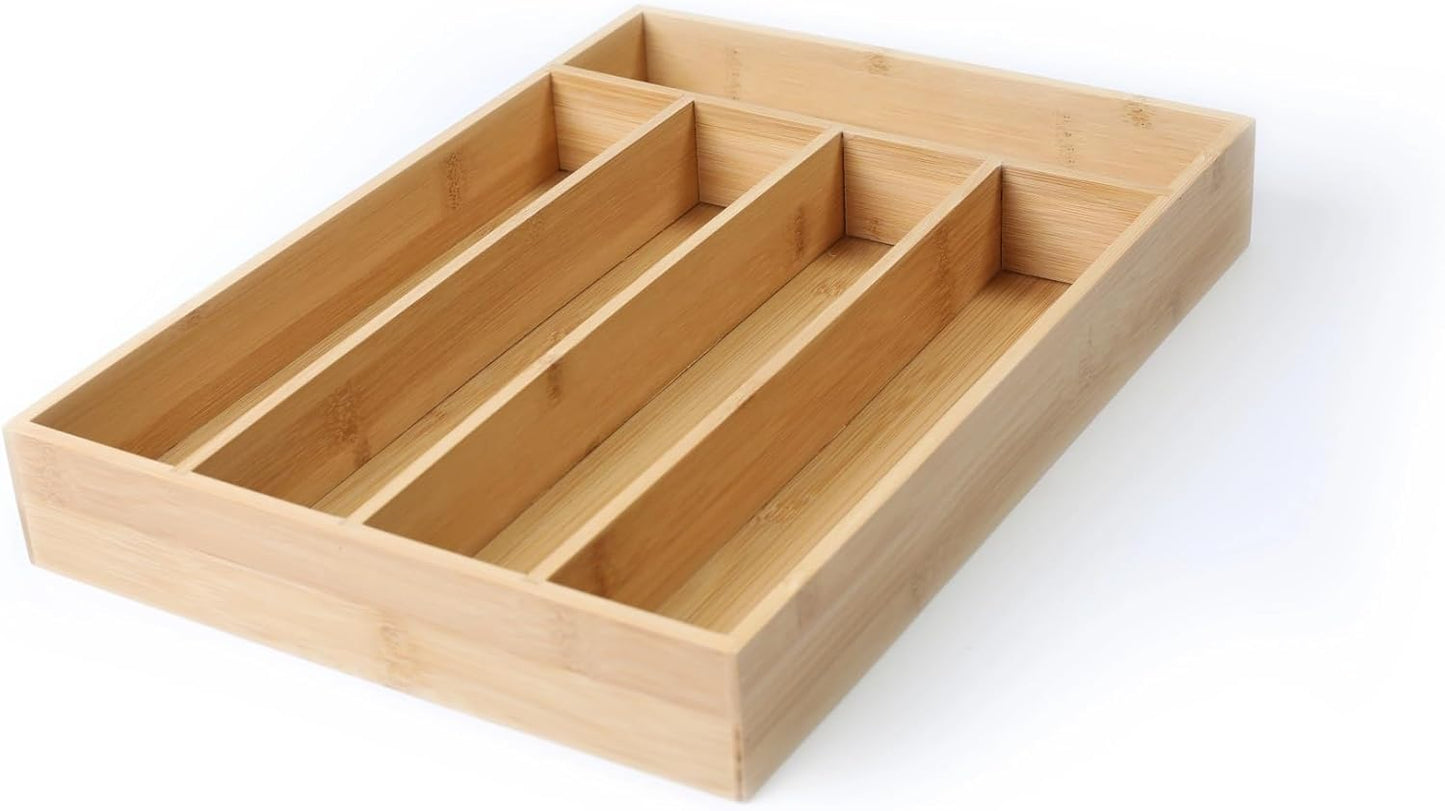Cutlery rack, dimensions: 13.98 inches (D) x 10.04 inches (W) x 1.97 inches (H).