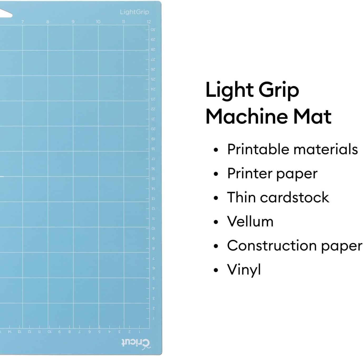 Cricut Cutting Mat Variety Pack (8 Count, 12in x 12in) - for Explore & Maker Machines - Includes 4 StandardGrip, 2 LightGrip, 2 StrongGrip