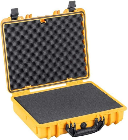 Monoprice Weatherproof/Shockproof Hard Case - Black Ip67 Level Dust and Water Protection Up to 1 Meter Depth with Customizable Foam, 10" x 9" x 7", 6.6 Liter