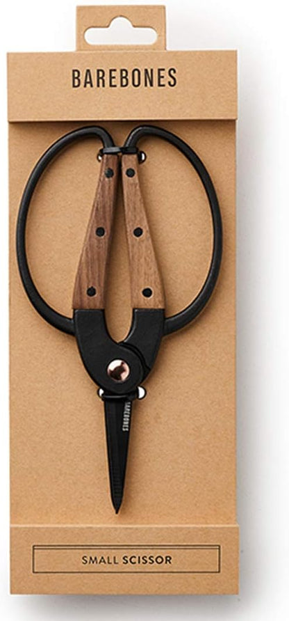 Barebones Garden Scissors - Walnut Scissors - Garden Supplies and Indoor Plant Accessories - Plant Shears with Wide Handles - Comfortable Fit Hand Pruners (Large)