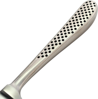 Global 3 inch Pronged Cheese Knife - Fork Tipped Spear, Narrow Blade, Lightweight Japanese Stainless Steel, Razor Sharp Edge, Made in Japan, GTF-30
